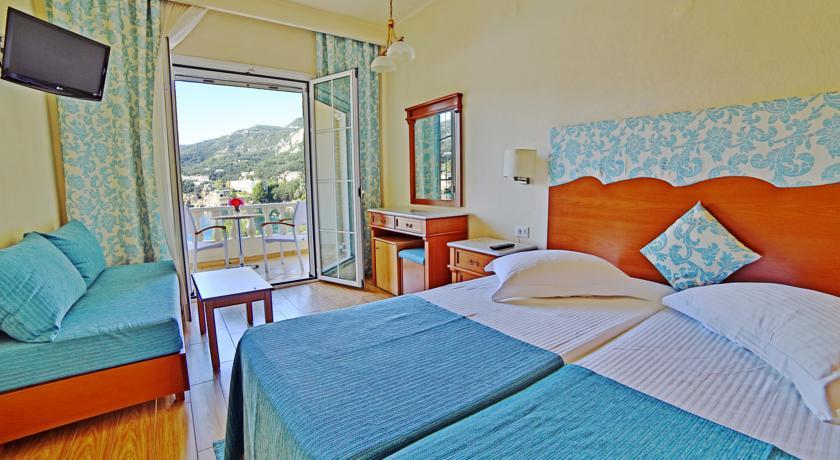 Akrotiri Beach Resort Hotel Paleokastritsa Exterior foto A typical hotel room