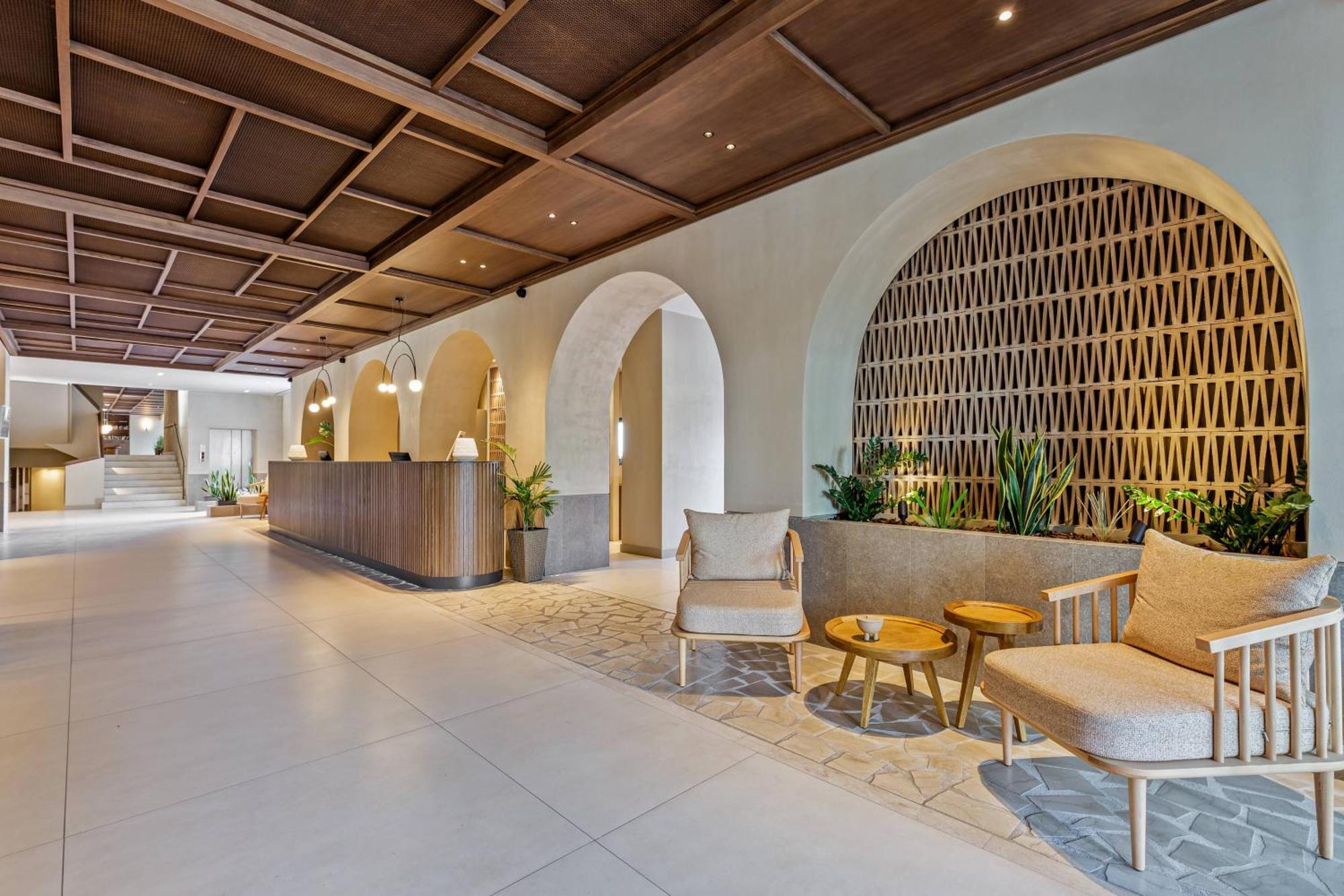 Akrotiri Beach Resort Hotel Paleokastritsa Exterior foto The lobby of the hotel