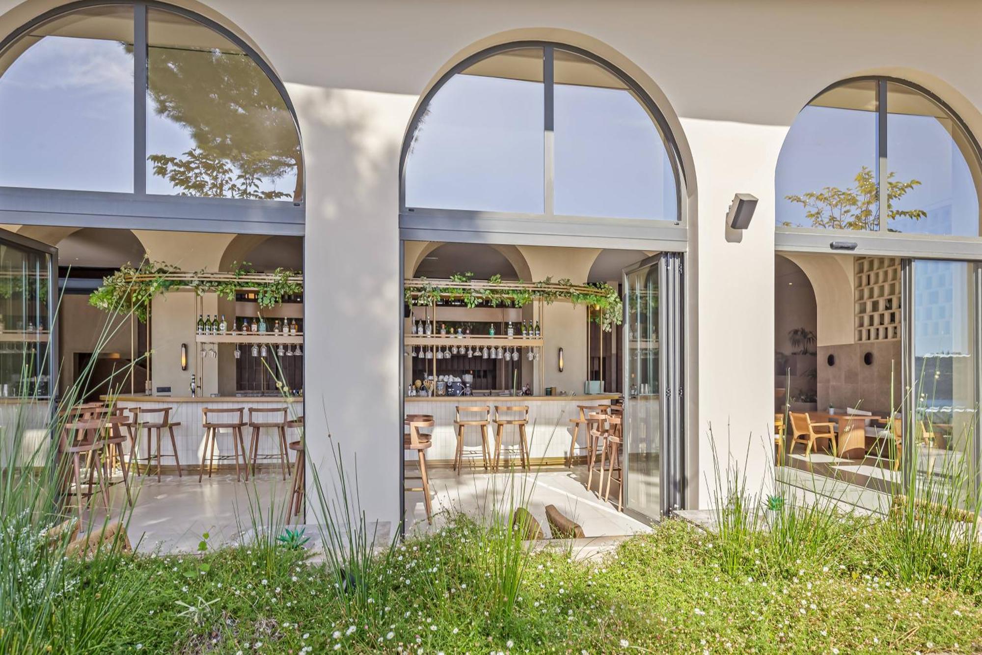 Akrotiri Beach Resort Hotel Paleokastritsa Exterior foto The restaurant