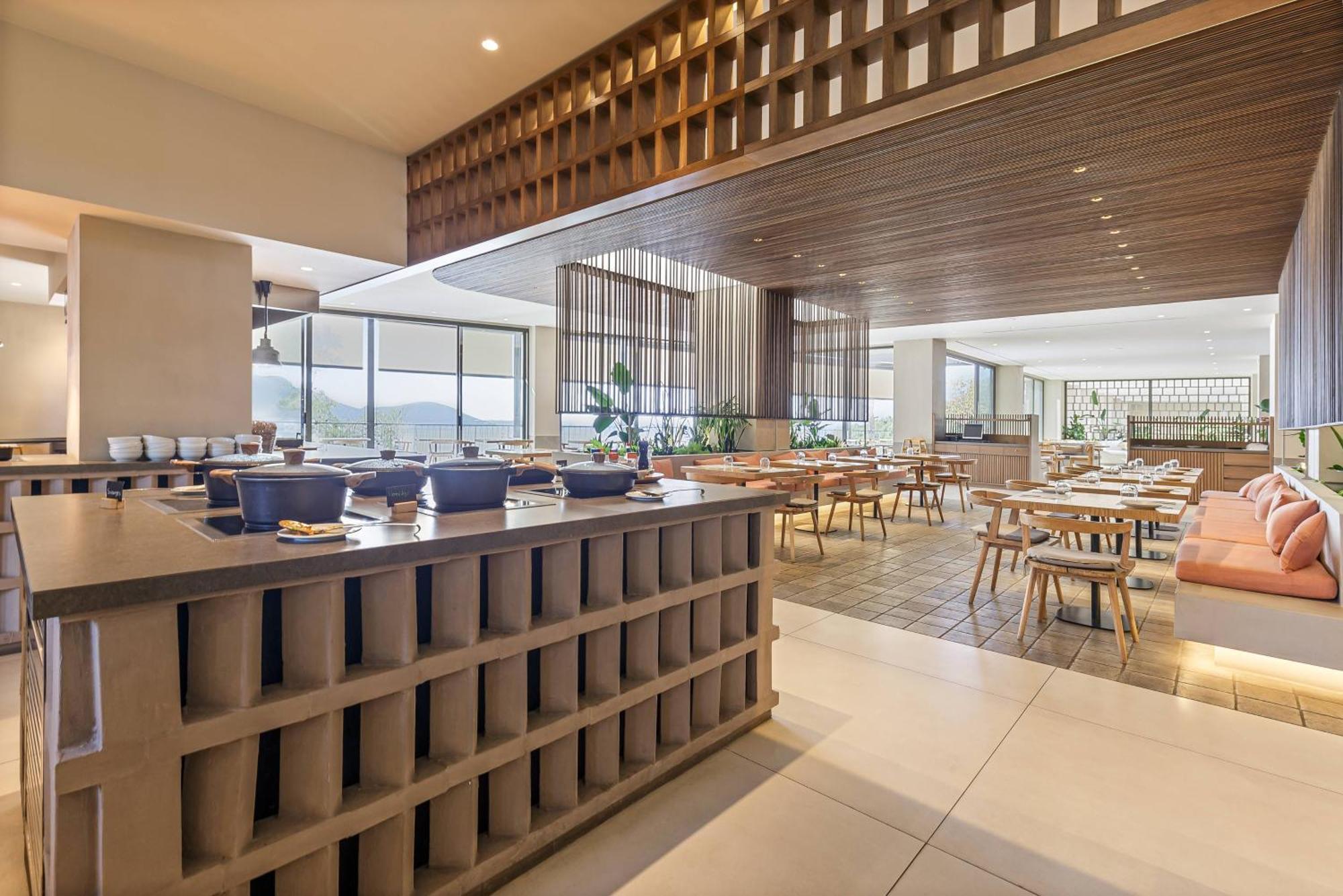 Akrotiri Beach Resort Hotel Paleokastritsa Exterior foto Restaurant