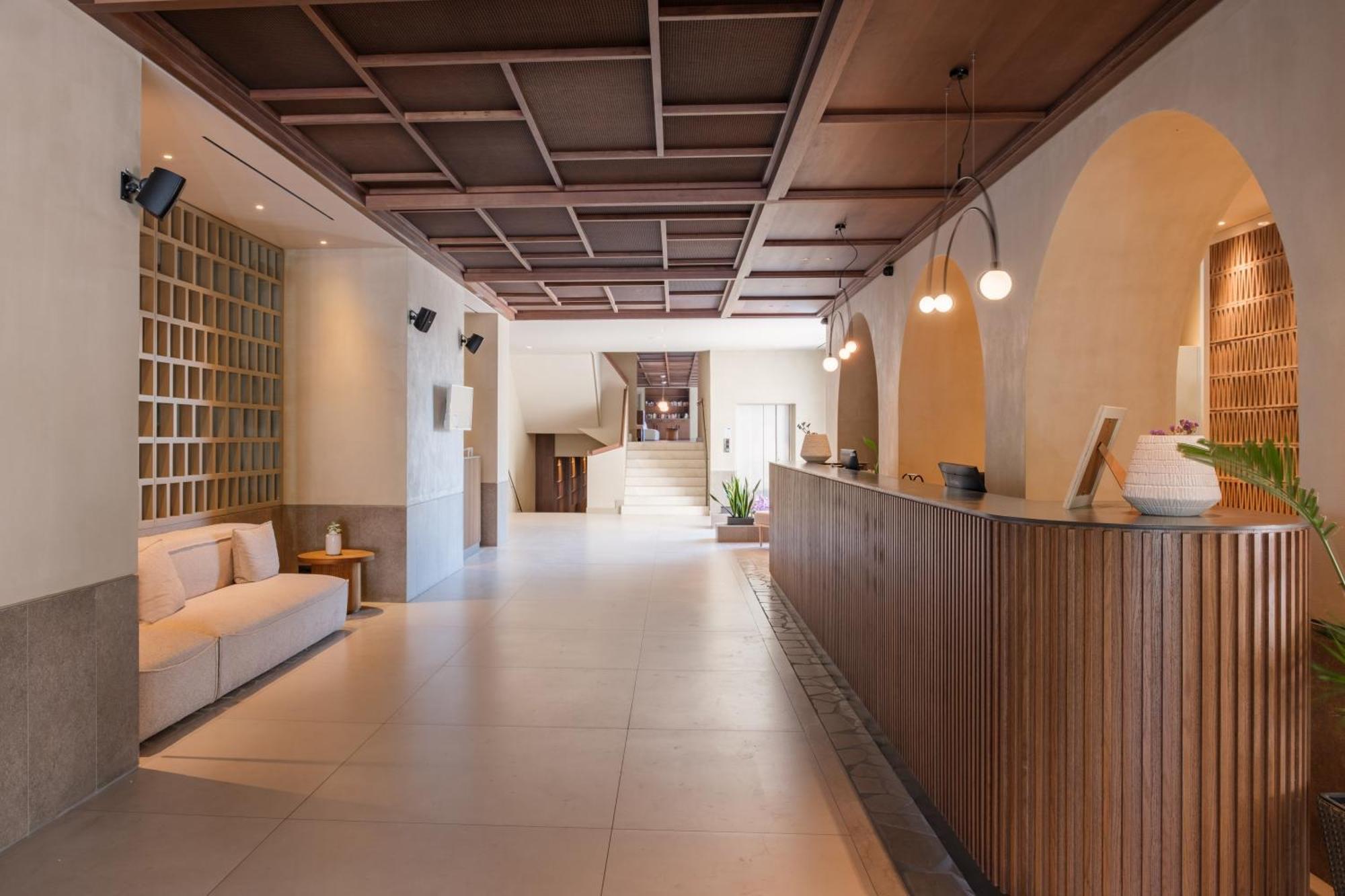 Akrotiri Beach Resort Hotel Paleokastritsa Exterior foto The lobby of the hotel